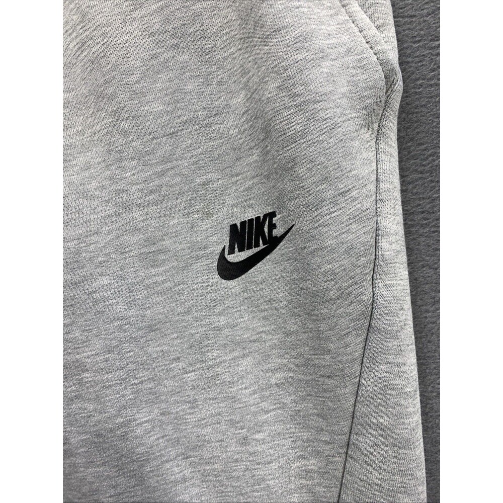 Nike Men's Tech Fleece Jogger Sweatpants 805162-063 Heather Gray Black Small - Picture 10 of 15
